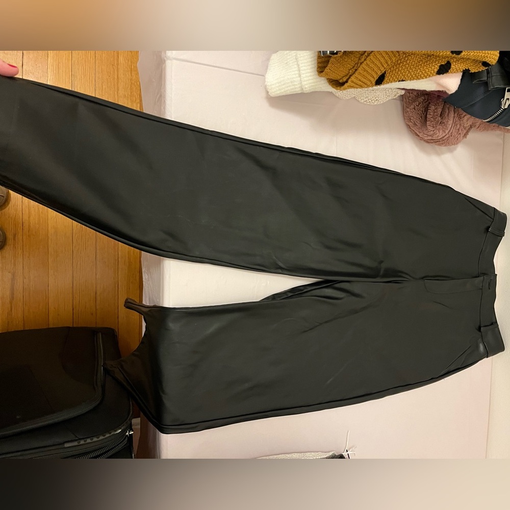 Black Leather Trousers